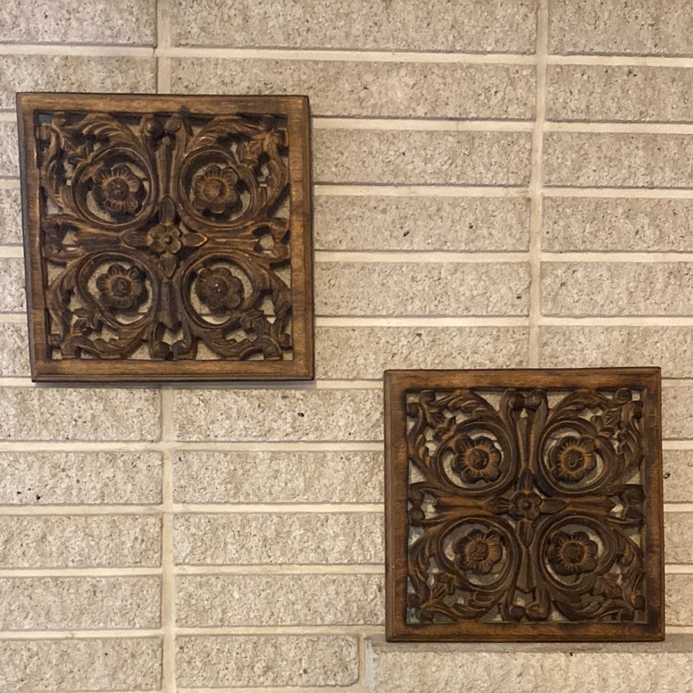 Rustic Brown Wall Decor Panels